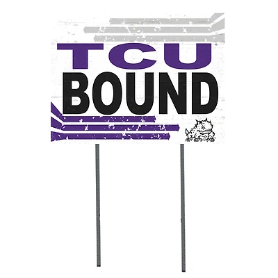 TCU Horned Frogs 18'' x 24'' Bound Yard Sign