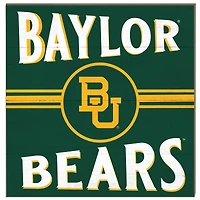 Baylor Bears 10'' x 10'' Retro Team Sign