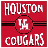 Houston Cougars 10'' x 10'' Retro Team Sign