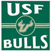 South Florida Bulls 10'' x 10'' Retro Team Sign