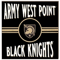 Army Black Knights 10'' x 10'' Retro Team Sign
