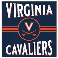 Virginia Cavaliers 10'' x 10'' Retro Team Sign