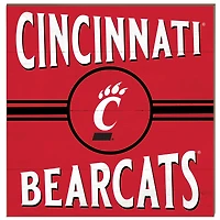 Cincinnati Bearcats 10'' x 10'' Retro Team Sign