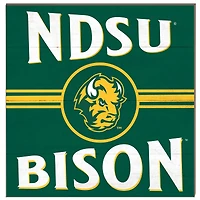 NDSU Bison 10'' x 10'' Retro Team Sign