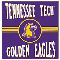 Tennessee Tech Golden Eagles 10'' x 10'' Retro Team Sign