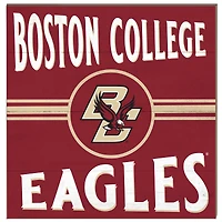 Boston College Eagles 10'' x 10'' Retro Team Sign