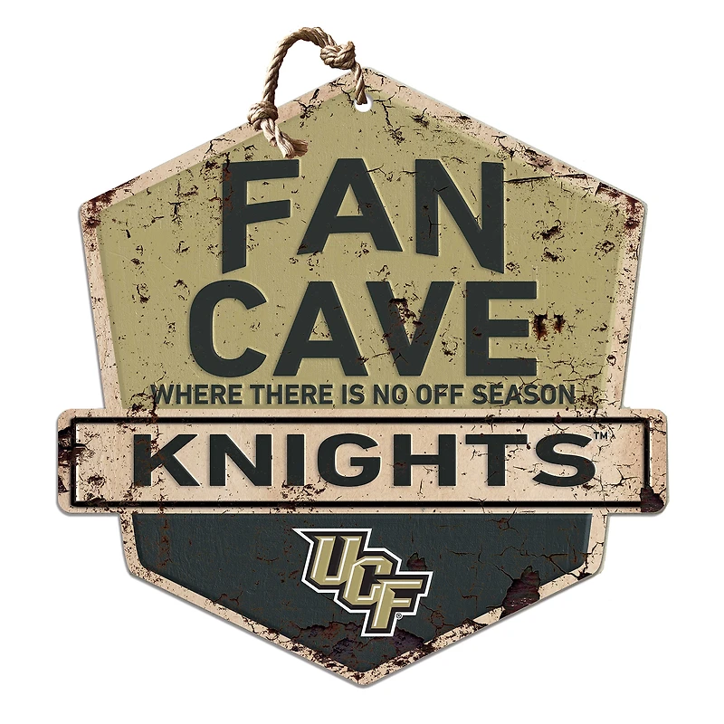 UCF Knights 20'' x 20'' Fan Cave Badge Sign
