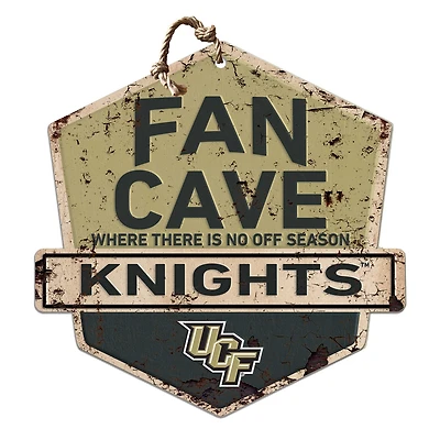 UCF Knights 20'' x 20'' Fan Cave Badge Sign