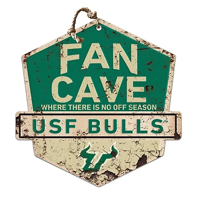 South Florida Bulls 20'' x 20'' Fan Cave Badge Sign