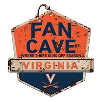 Virginia Cavaliers 20'' x 20'' Fan Cave Badge Sign