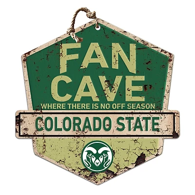 Colorado State Rams 20'' x 20'' Fan Cave Badge Sign