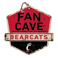 Cincinnati Bearcats 20'' x 20'' Fan Cave Badge Sign