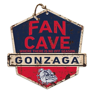 Gonzaga Bulldogs 20'' x 20'' Fan Cave Badge Sign