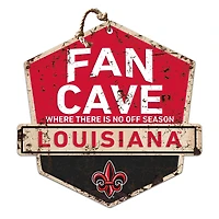 Louisiana Ragin' Cajuns 20'' x 20'' Fan Cave Badge Sign
