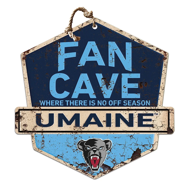 Maine Black Bears 20'' x 20'' Fan Cave Badge Sign