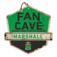 Marshall Thundering Herd 20'' x 20'' Fan Cave Badge Sign