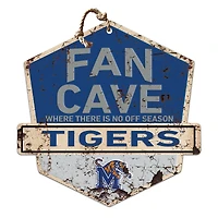 Memphis Tigers 20'' x 20'' Fan Cave Badge Sign