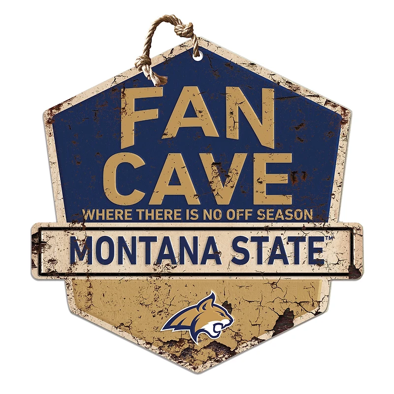 Montana State Bobcats 20'' x 20'' Fan Cave Badge Sign
