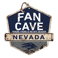 Nevada Wolf Pack 20'' x 20'' Fan Cave Badge Sign