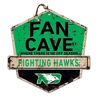 North Dakota 20'' x 20'' Fan Cave Badge Sign