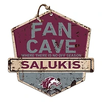 Southern Illinois Salukis 20'' x 20'' Fan Cave Badge Sign