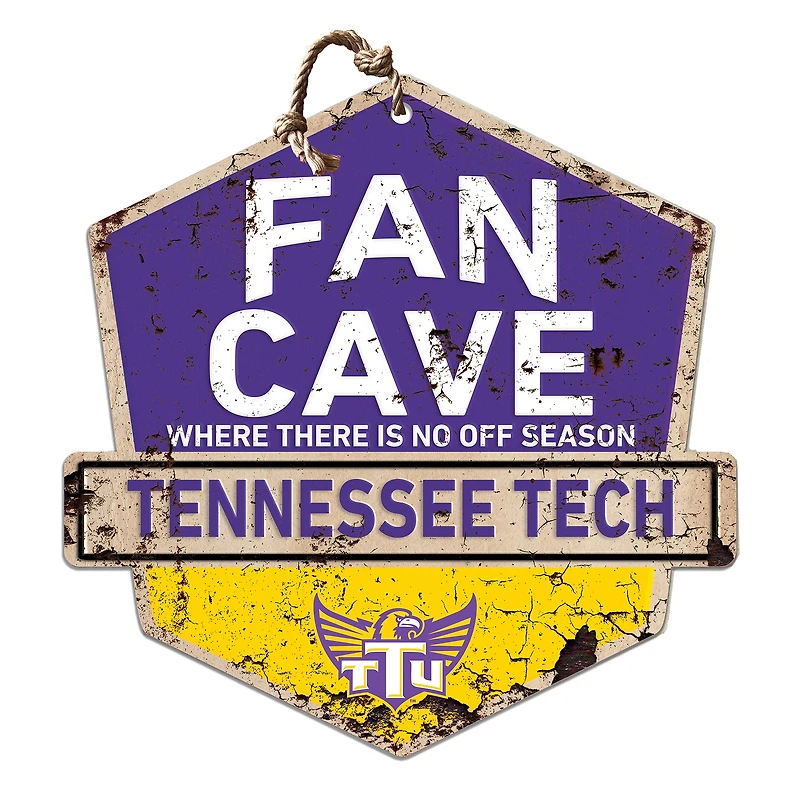 Tennessee Tech Golden Eagles 20'' x 20'' Fan Cave Badge Sign