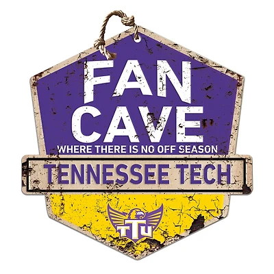 Tennessee Tech Golden Eagles 20'' x 20'' Fan Cave Badge Sign
