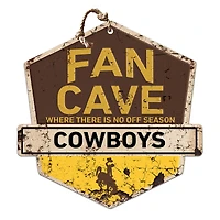 Wyoming Cowboys 20'' x 20'' Fan Cave Badge Sign