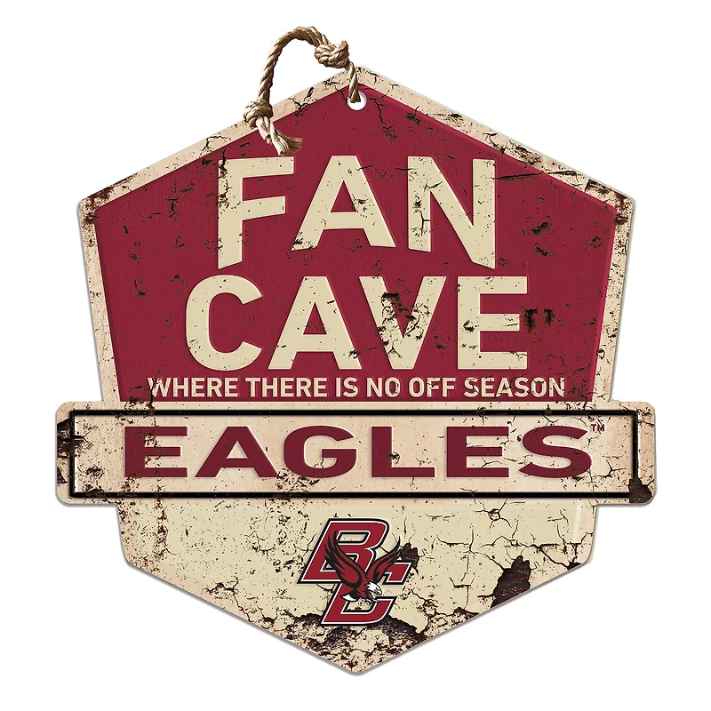Boston College Eagles 20'' x 20'' Fan Cave Badge Sign