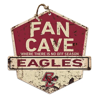 Boston College Eagles 20'' x 20'' Fan Cave Badge Sign