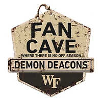 Wake Forest Demon Deacons 20'' x 20'' Fan Cave Badge Sign