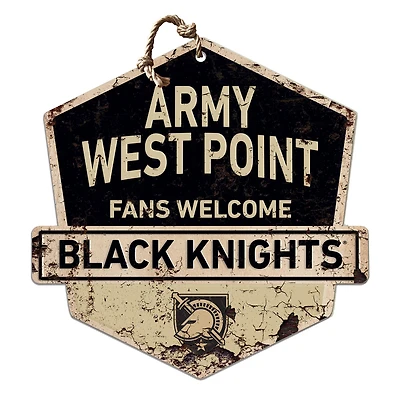 Army Black Knights Fans Welcome Sign
