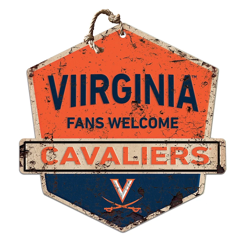 Virginia Cavaliers Fans Welcome Sign