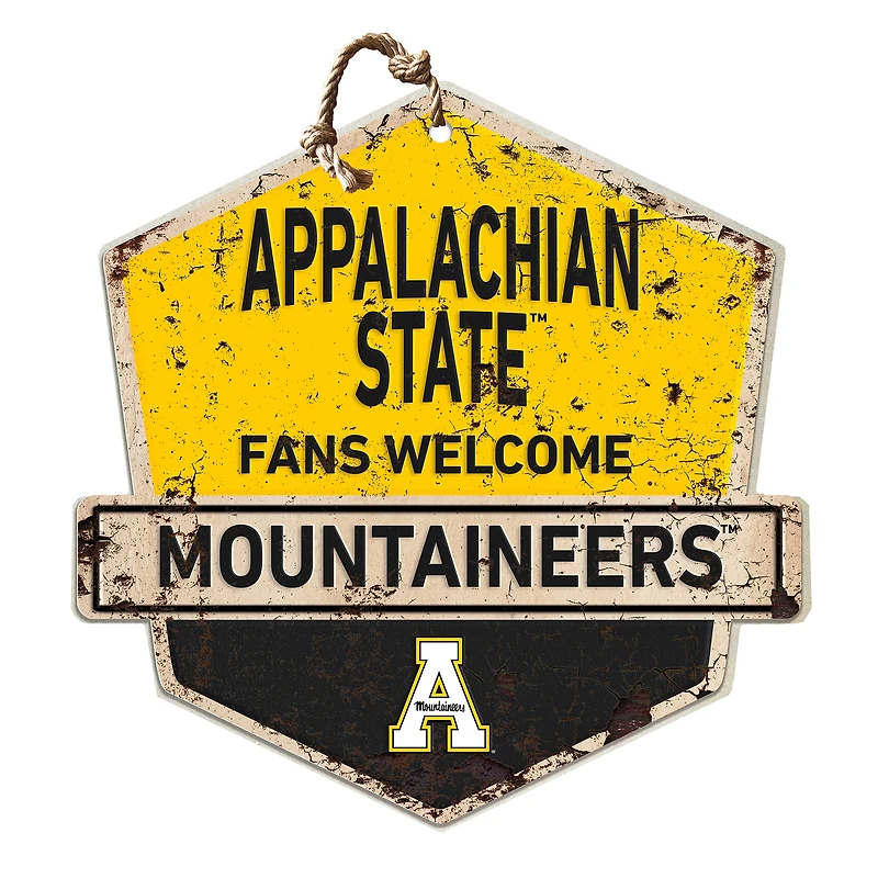 Appalachian State Mountaineers Fans Welcome Sign
