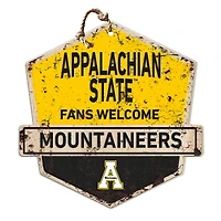 Appalachian State Mountaineers Fans Welcome Sign