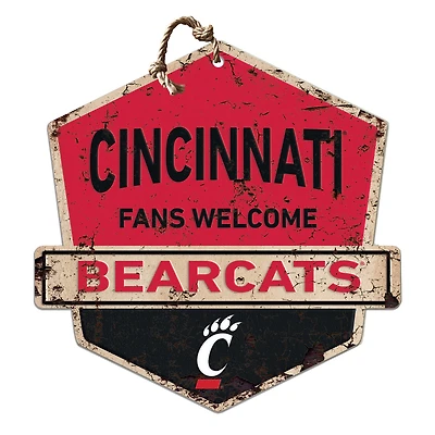 Cincinnati Bearcats Fans Welcome Sign