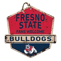 Fresno State Bulldogs Fans Welcome Sign