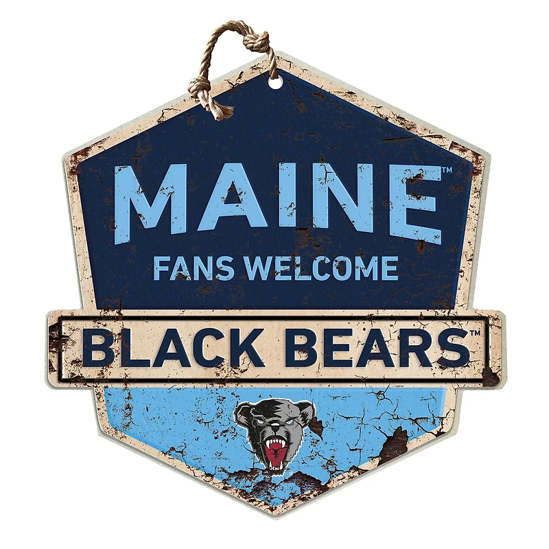 Maine Black Bears Fans Welcome Sign