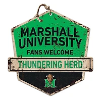 Marshall Thundering Herd Fans Welcome Sign