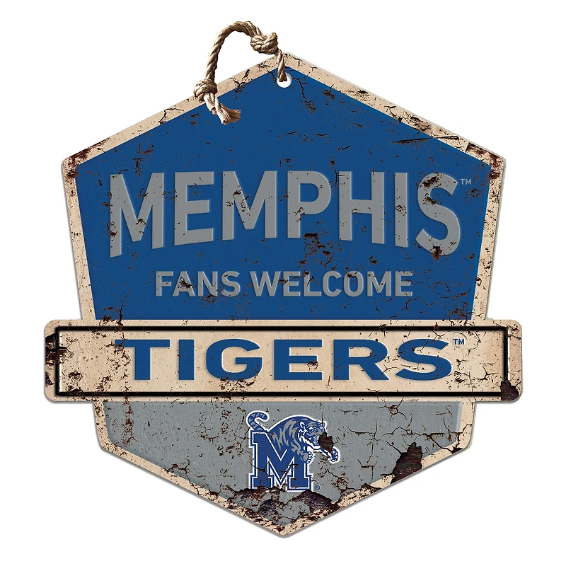 Memphis Tigers Fans Welcome Sign