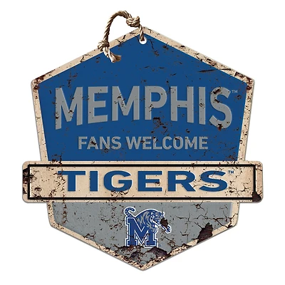 Memphis Tigers Fans Welcome Sign