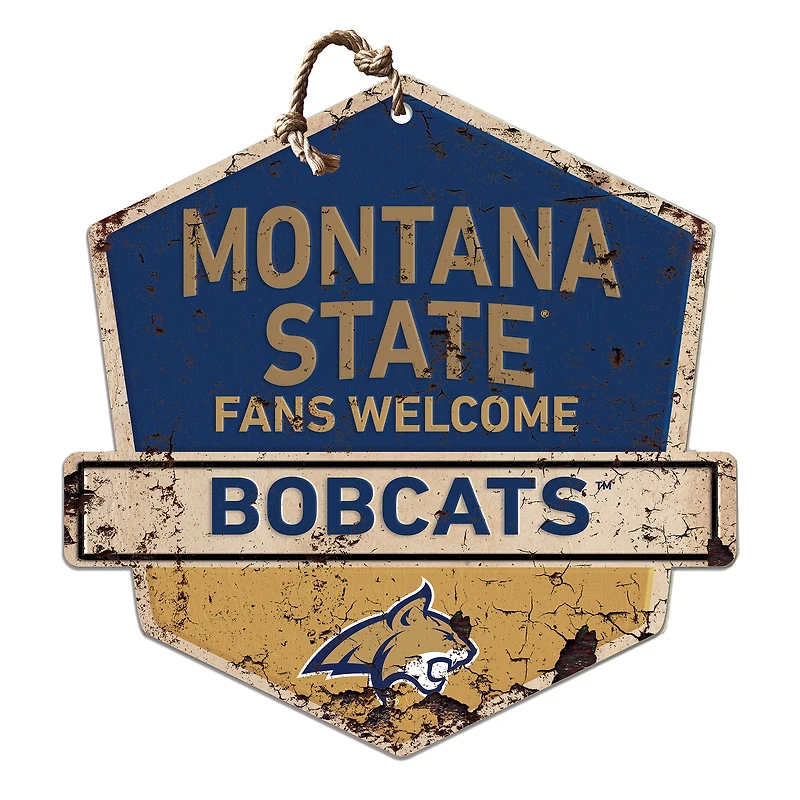 Montana State Bobcats Fans Welcome Sign