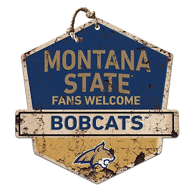 Montana State Bobcats Fans Welcome Sign