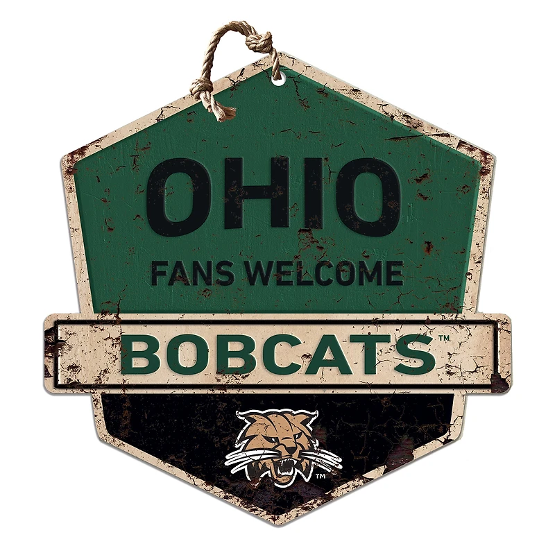 Ohio Bobcats Fans Welcome Sign
