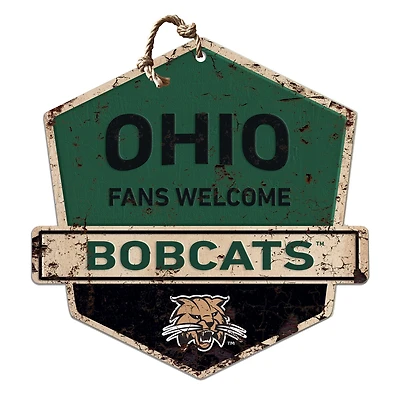 Ohio Bobcats Fans Welcome Sign