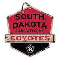 South Dakota Coyotes Fans Welcome Sign