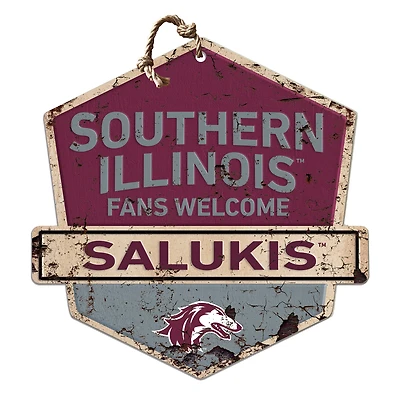 Southern Illinois Salukis Fans Welcome Sign