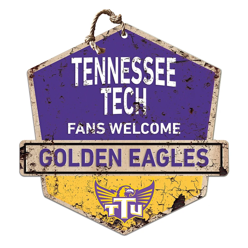 Tennessee Tech Golden Eagles Fans Welcome Sign