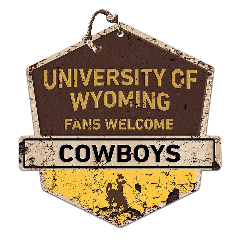 Wyoming Cowboys Fans Welcome Sign