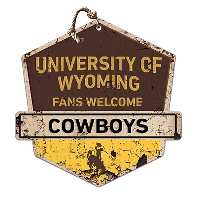 Wyoming Cowboys Fans Welcome Sign